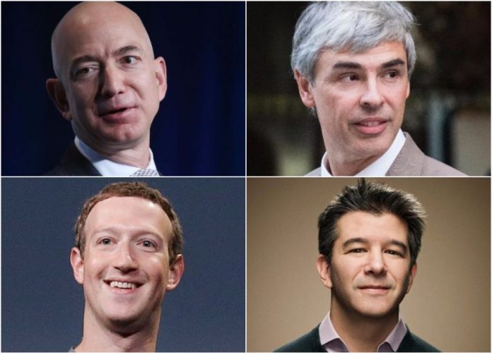 Some of the richest men in the world thanks to the internet.